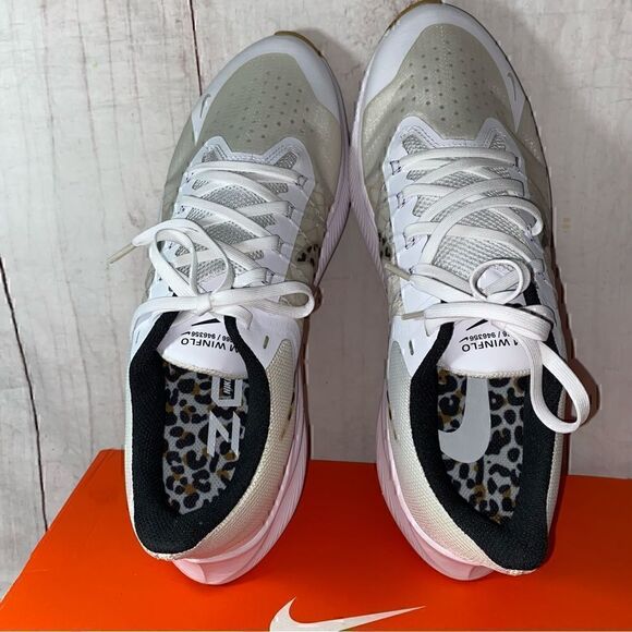 Nike Winflo 8 Premium 'White Leopard' DA3056-100 Size 12 - Picture 2 of 16
